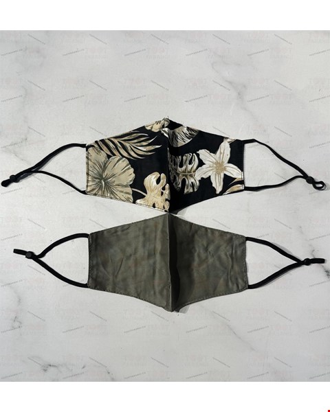 ماسک پارچه ای طرح گل پک دو عددی برند آی ام