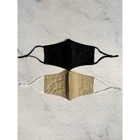 ماسک پارچه ای مشکی پک دو عددی  برند آی ام