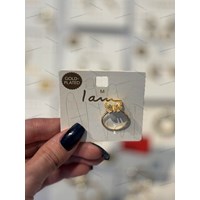 انگشتر برند I am با آبکاری طلا