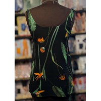 تاپ حریر مجلسی طرح برگ 