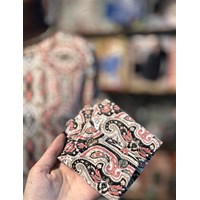 شومیز جلو دکمه طرحدار 