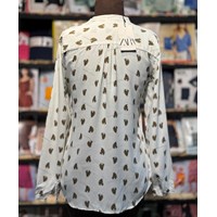 شومیز یقه هفت با طرح اسب برند ZARA 