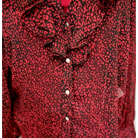 شومیز حریر شیشه ای برند ZARA