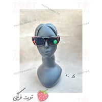 عینک آفتابی پلنگی شیشه دایره 