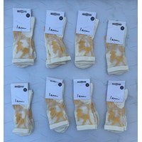 جوراب شیشه ای طرح گل یاس 