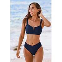 مایو دو تکه طرح کبریتی برند CUPSHE