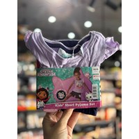 ست بلوز شلوارک دالبوری دخترانه طرح گربه