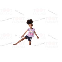 ست بلوز شلوارک دالبوری دخترانه طرح گربه