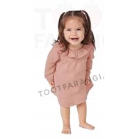 پیراهن یقه چین دار دخترانه برند لوپیلو 