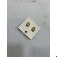 گوشواره برند I am با آبکاری طلا