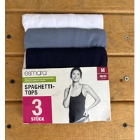  تاپ نخی بند نازک پک سه تایی