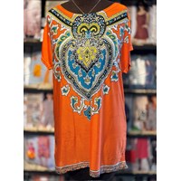 بلوز سایز بزرگ زنانه برند CCF Fashion