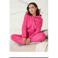 سرهمی حوله ای صورتی