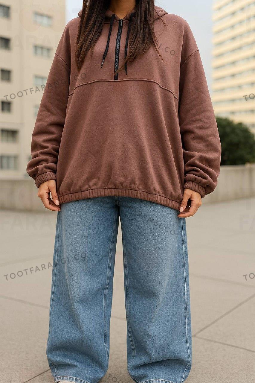 هودی نیم زیپ