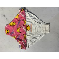 شورت اسلیپ دخترانه طرح کارتونی پک 3 عددی 
