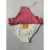 شورت اسلیپ دخترانه طرح کارتونی پک 3 عددی 