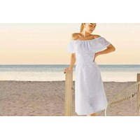 پیراهن خامه دوزی یقه قایقی