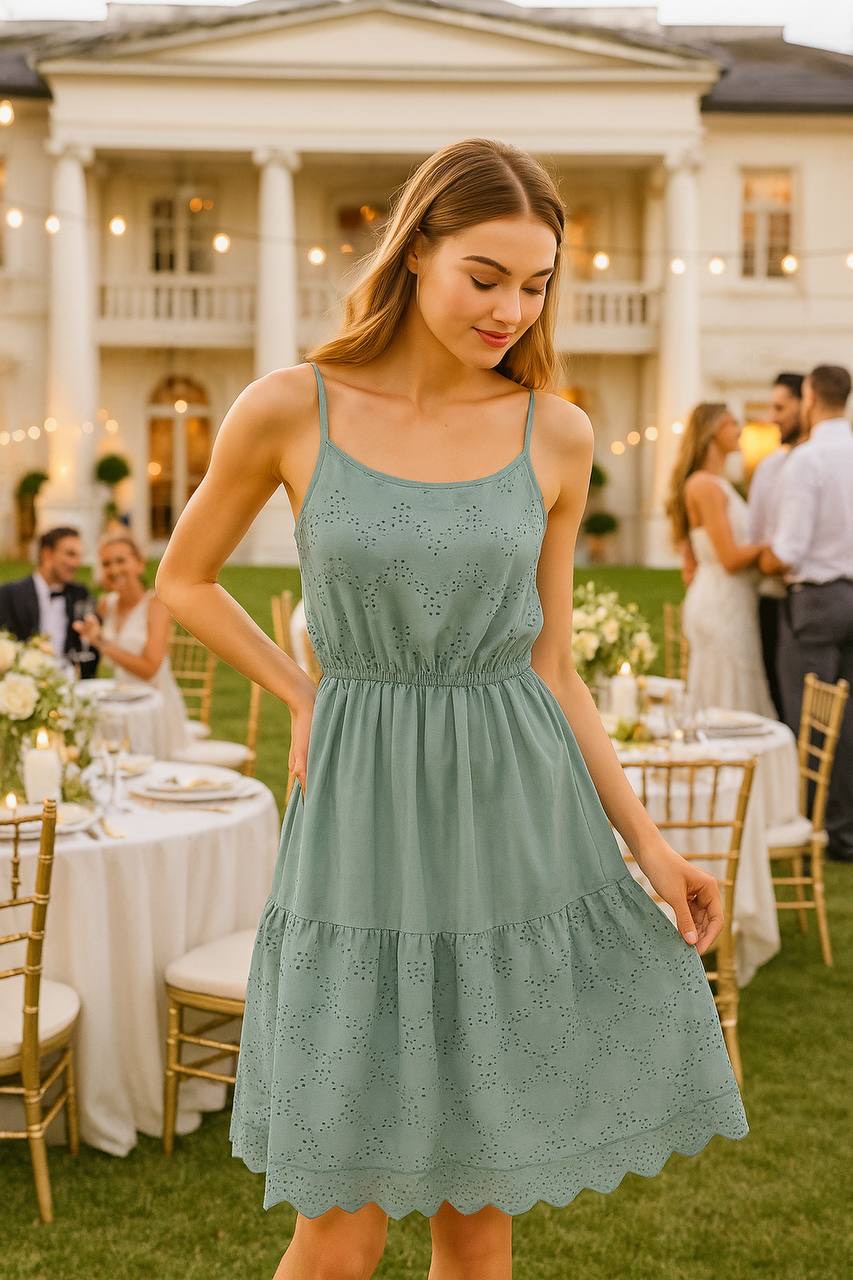 پیراهن خامه دوزی بندی