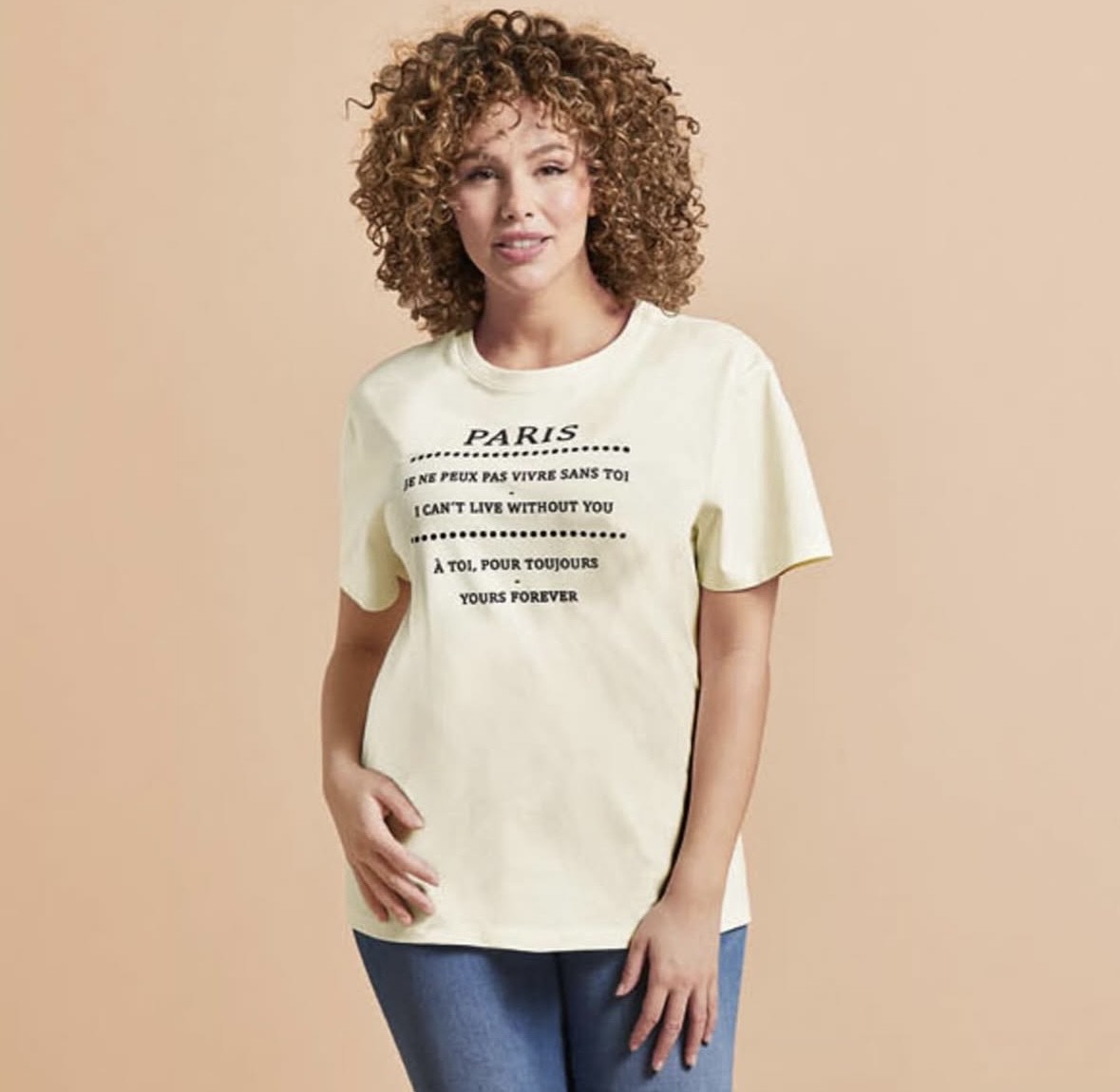 تیشرت سایز بزرگ طرح نوشته