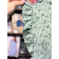 تاپ آستین حلقه طرح پر