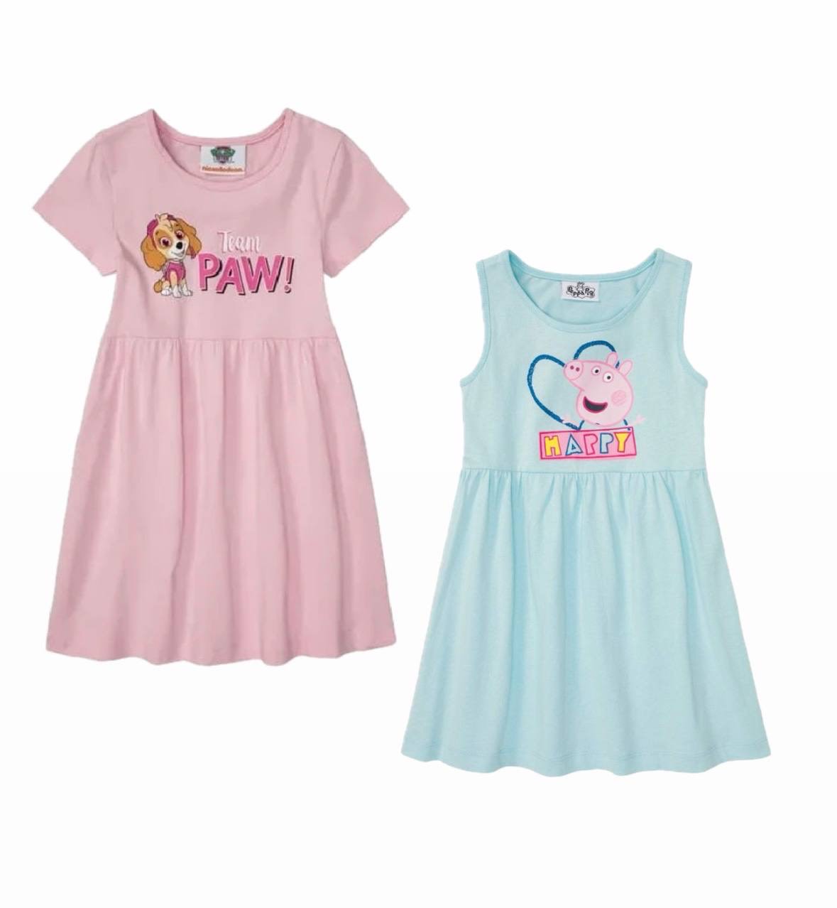 پیراهن پایین چین دار بچگانه