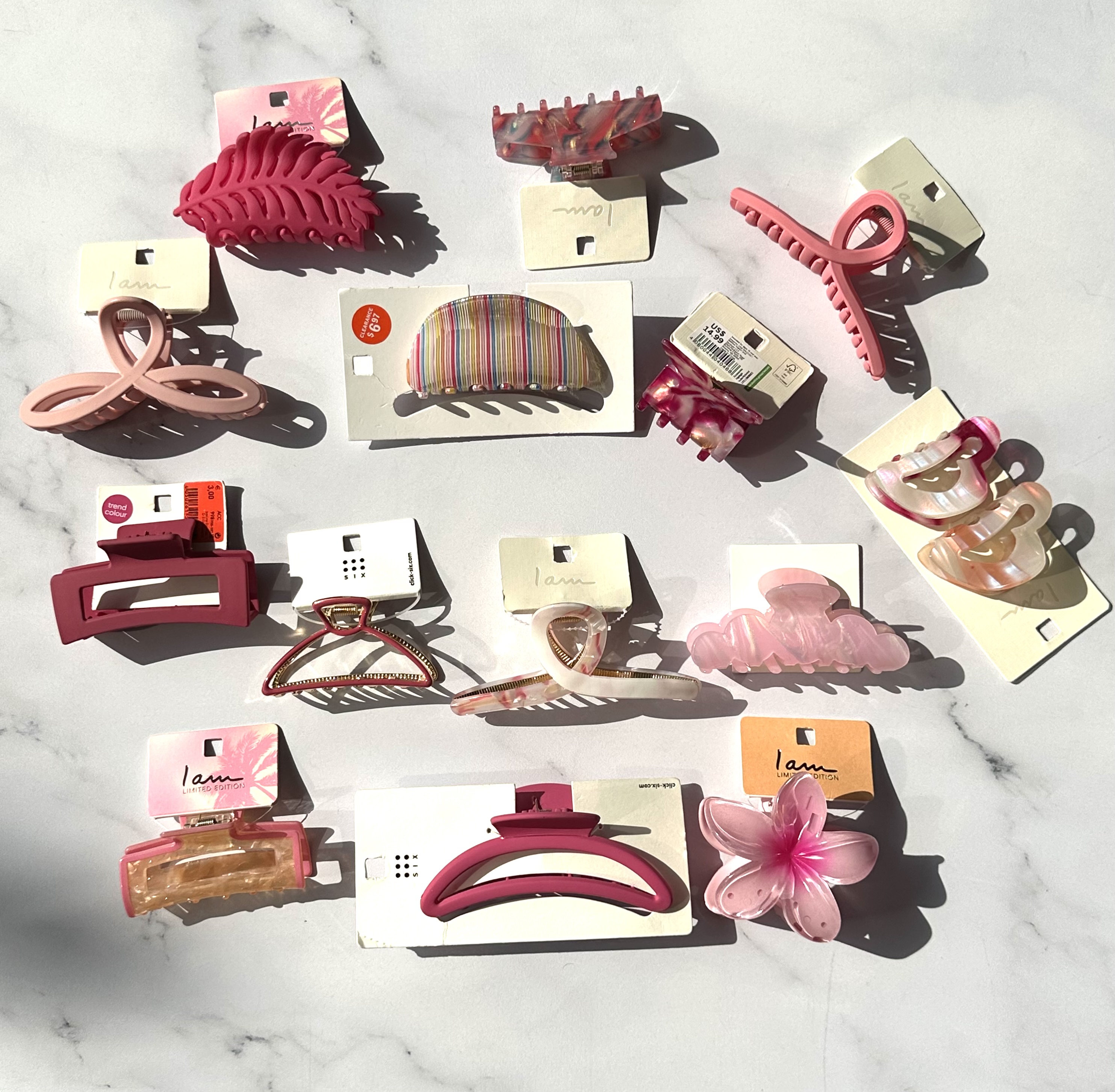 کلیپس ( طیف رنگی صورتی )