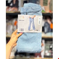 شلوار جین بچگانه مدل شافل Relaxed Fit با کمر دارای دکمه و زیپ