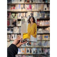  شومیز گره‌ ای اسمارا جلو دکمه با نخ پنبه