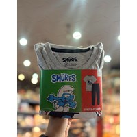 ست تیشرت شلوار بچگانه طرح The Smurfs