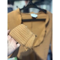 بادی کبریتی یقه چین دار آستین بلند 
