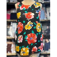 تاپ زنانه گلدار تابستانی برند WHO WHAT WEAR