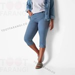 شلوار کاپری جین کاغذی اسمارا