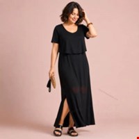پیراهن ماکسی مشکی اسمارا
