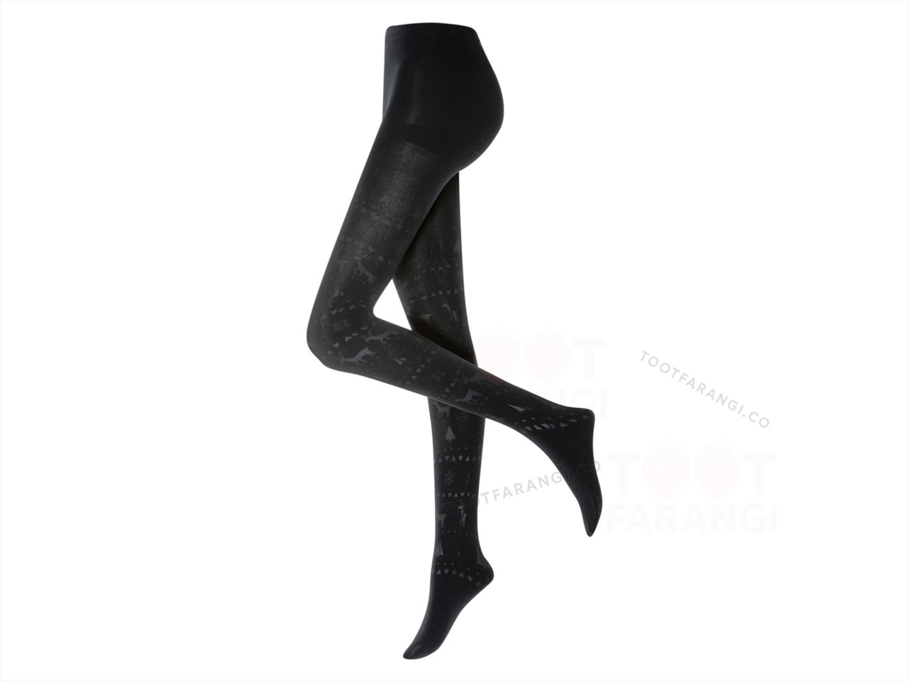 جوراب شلواری حرارتی طرح کاج اسمارا