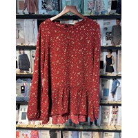 شومیز چین دار پشت گره ای