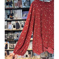 شومیز چین دار پشت گره ای