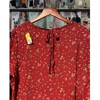 شومیز چین دار پشت گره ای