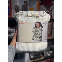 بافت راه راه سفید سبز برند ESMARA