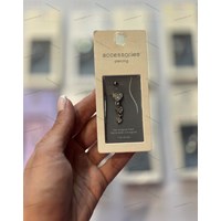 پیرسینگ ناف طرح قلب برند six