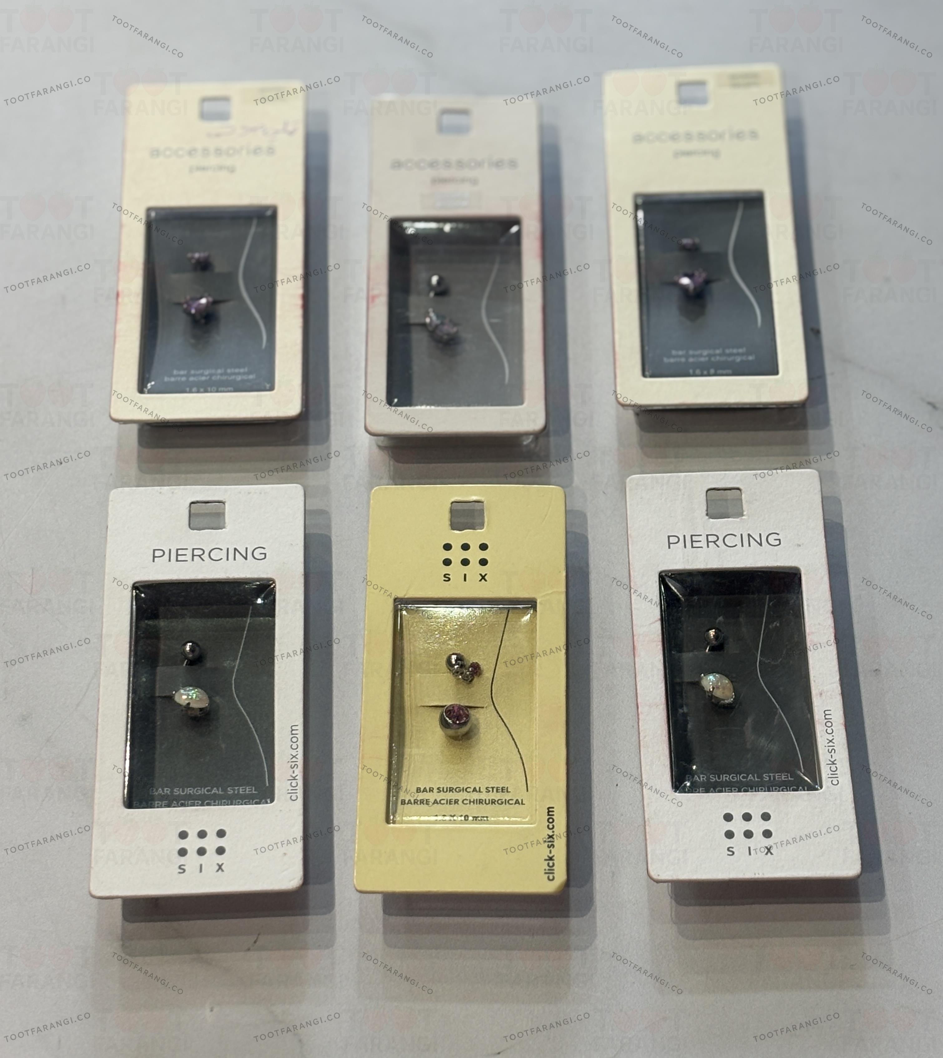پیرسینگ ناف سنگ مهره برند accessories