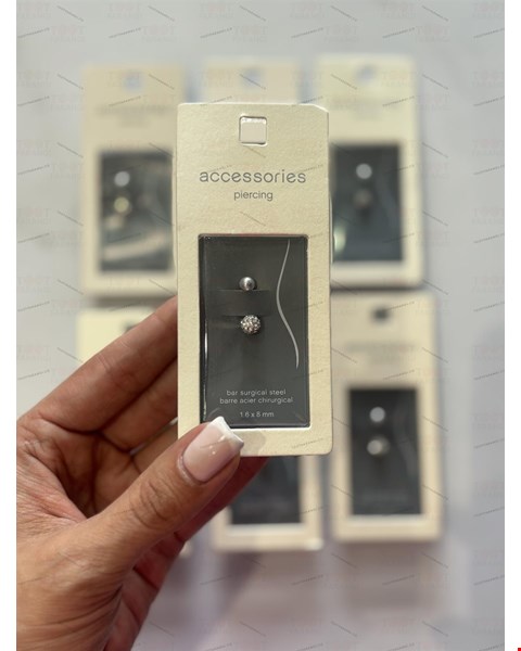 پیرسینگ ناف طرح گوی برند accessories