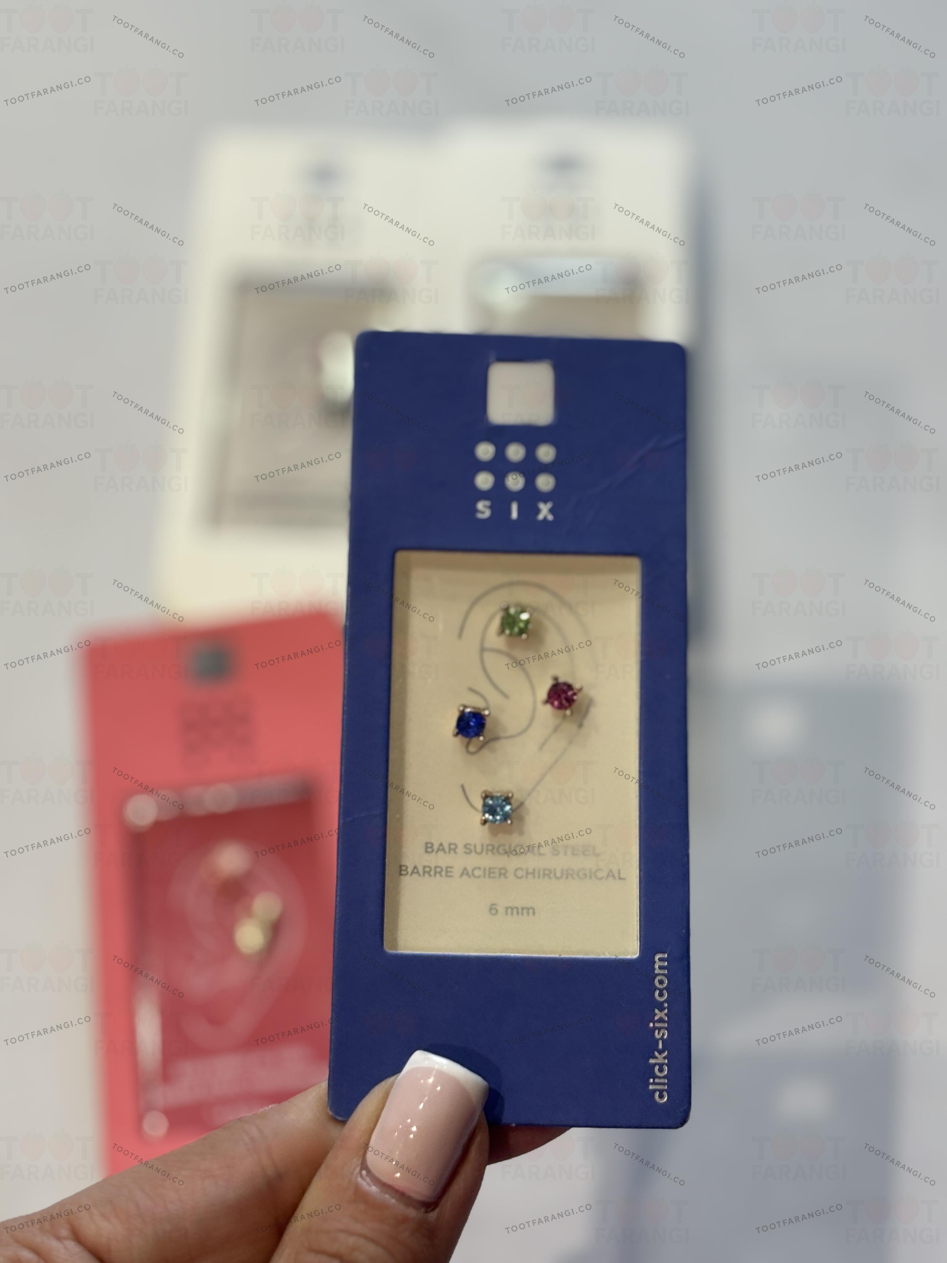 پیرسینگ گوش پک 2 و 4 عددی برند accessories