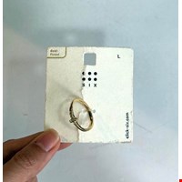 انگشتر برند I am با آبکاری طلا