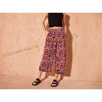 شلوار واید زنانه طرحدار برند اسمارا آلمان