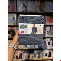 بلوز نخی مردانه سه دکمه برند LIVERGY