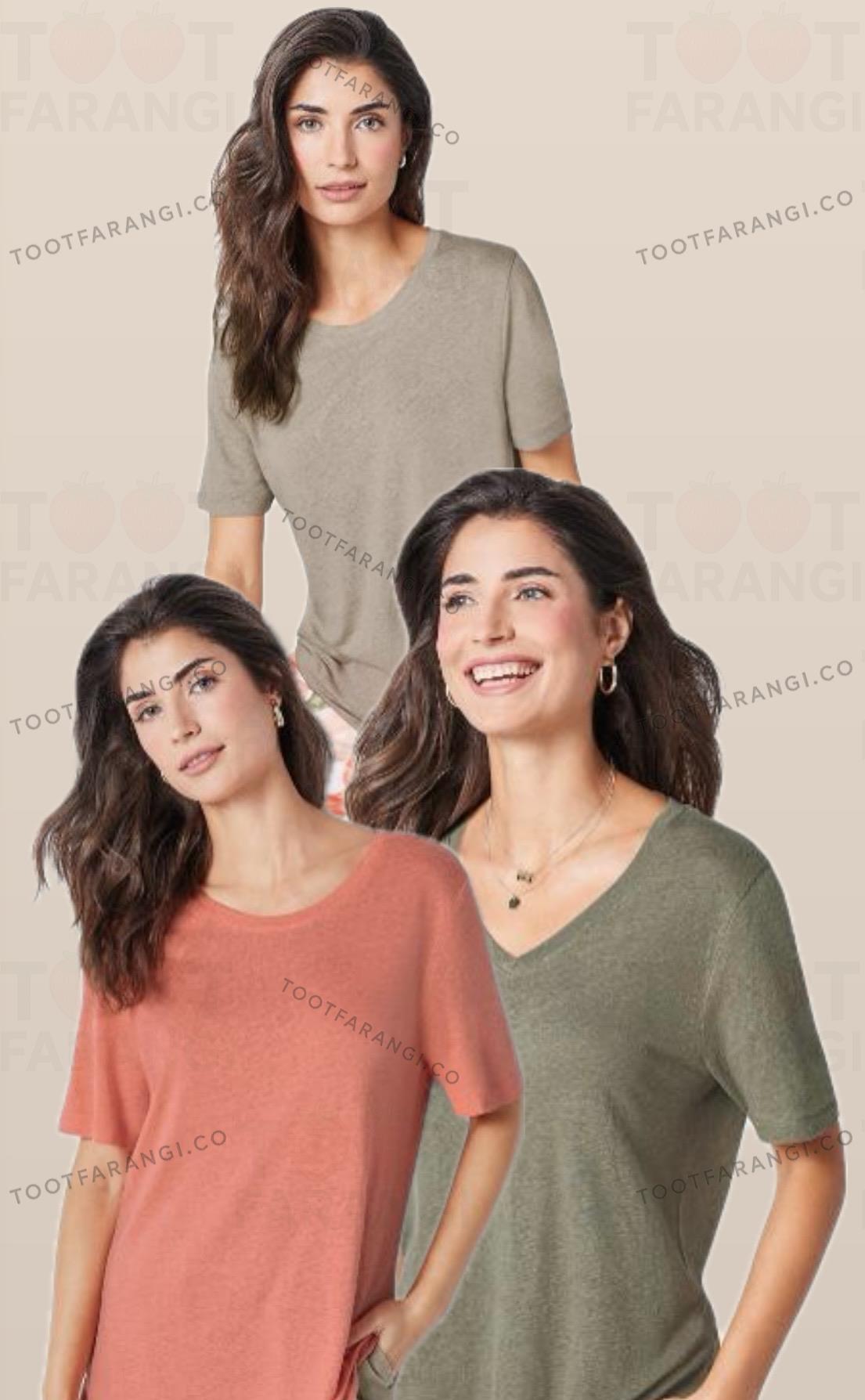 تیشرت لینن کلاسیک برند اسمارا آلمان