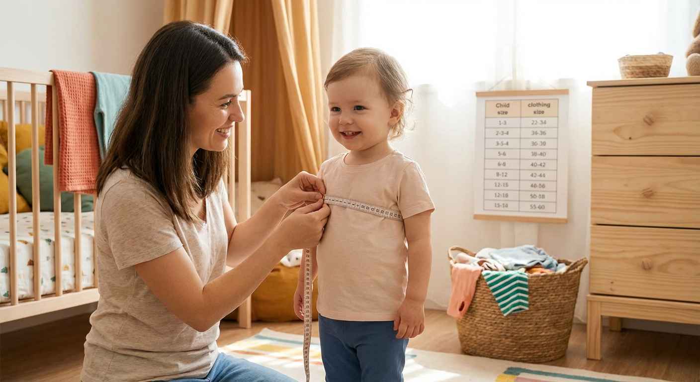  سایز مناسب لباس کودک