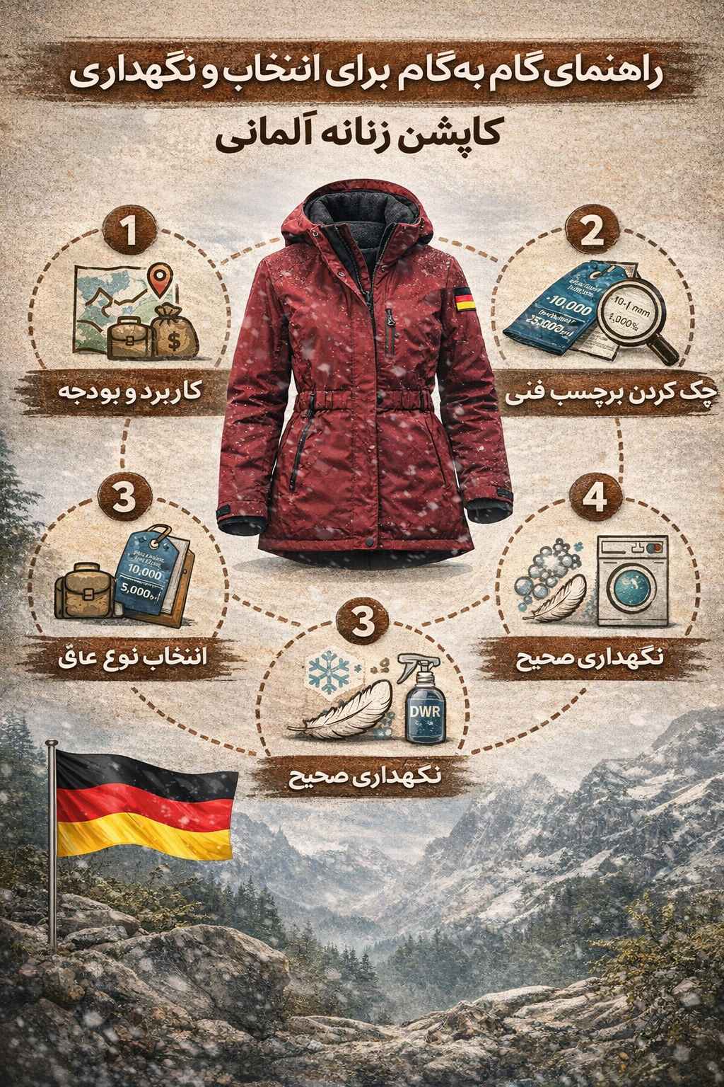 راهنمای گامبهگام برای انتخاب و نگهداری