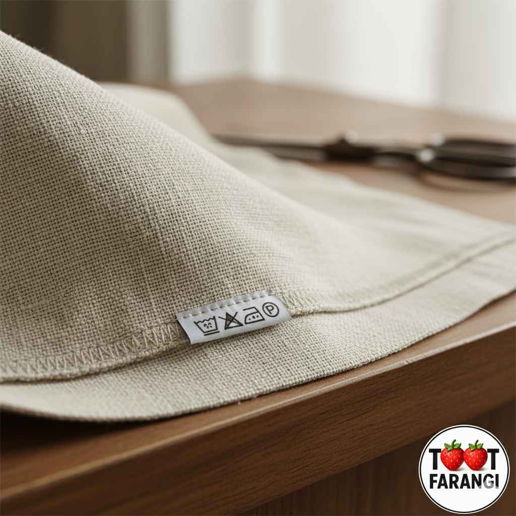 مراقبت پس از خرید: برچسب شست&zwnj;وشو، ثبات رنگ و دوام بلندمدت