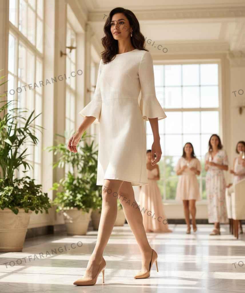 جوراب شلواری شفاف نیمه&zwnj;براق: ظرافت تابستانی و مهمانی&zwnj;های رسمی